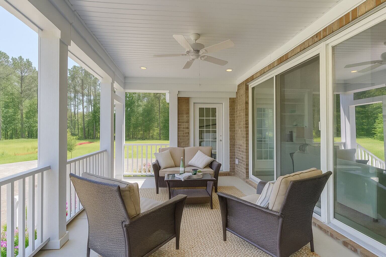 Outside sitting area